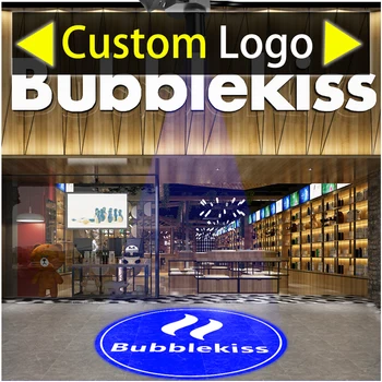 Benutzerdefinierte Led HD Gobo Logo Projektor Indoor Outdoor Ip67 Wasserdichte Rotierenden Werbung Bild