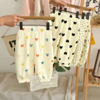 Designer Druck Hosen Baby Unisex Nette Harem Hosen Outdoor Kleinkind Mädchen Sommer Mode Dünne Lose Volle