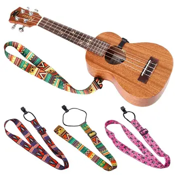 Verstellbarer Gitarren gurt Ukulele Zubehör ethnischen Stil Polyester Gitarren gürtel Ukulele Gurt Gitarre