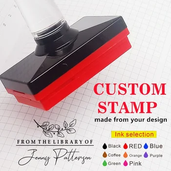 Personalisierter selbstfärbender Stempel mit Logo. Personalisierter lichtempfindlicher Tinte. Stempel. Ihr