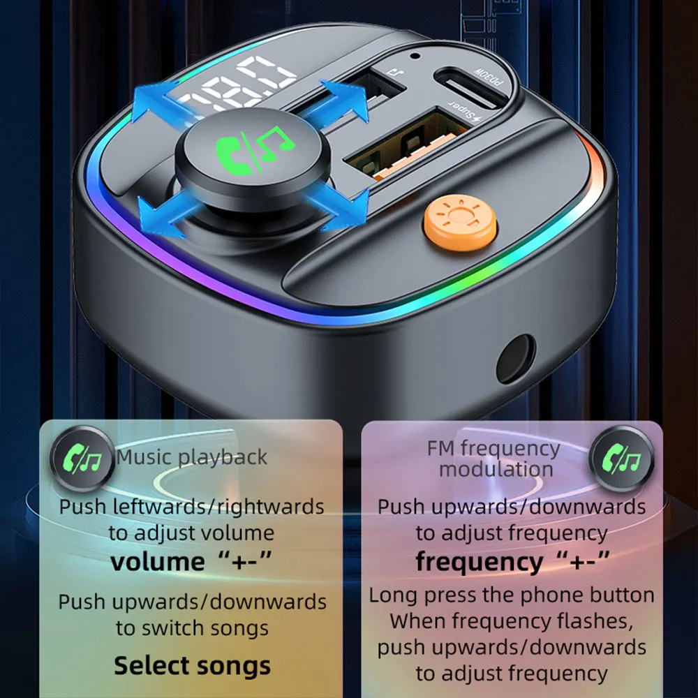 Bluetooth 5.4 FM-Transmitter, Freisprecheinrichtung – Bild 5