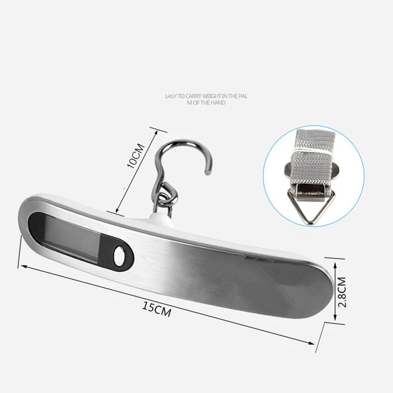 Tragbare Waage, digitales LCD-Display, 110 lb/50 kg – Bild 3