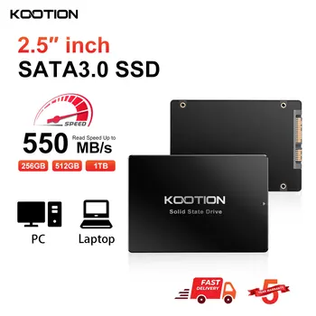 KOOTION SATA3 Solid State Drive 2,5 Zoll 2 TB 1 TB 512 GB 480 GB 256 GB 240 GB 128 GB 120 GB SSD Interne
