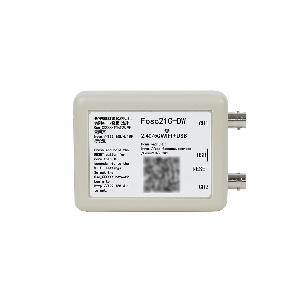 Fosc21C-DW Dualband WIFI + USB-Oszilloskop