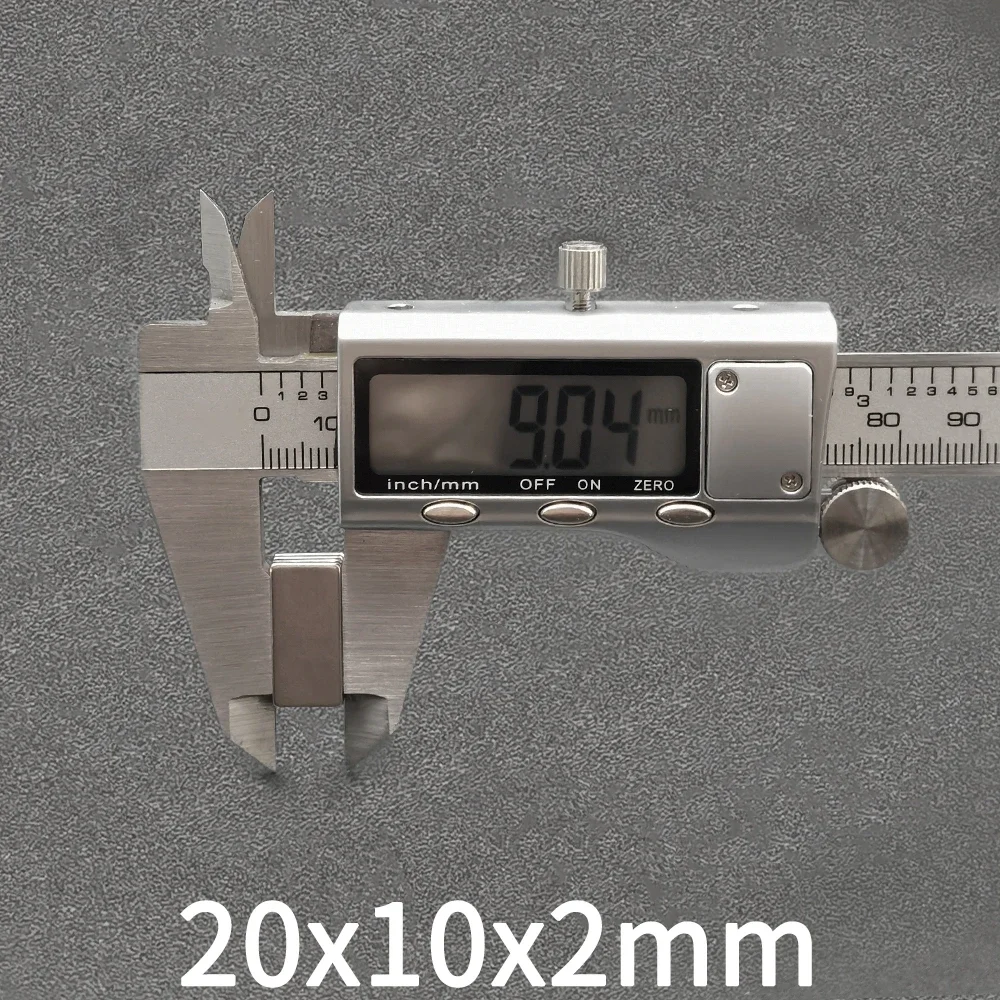 20x10x2 Superstarke Magnete, starke Scheibenmagnete, 20 mm x – Bild 6