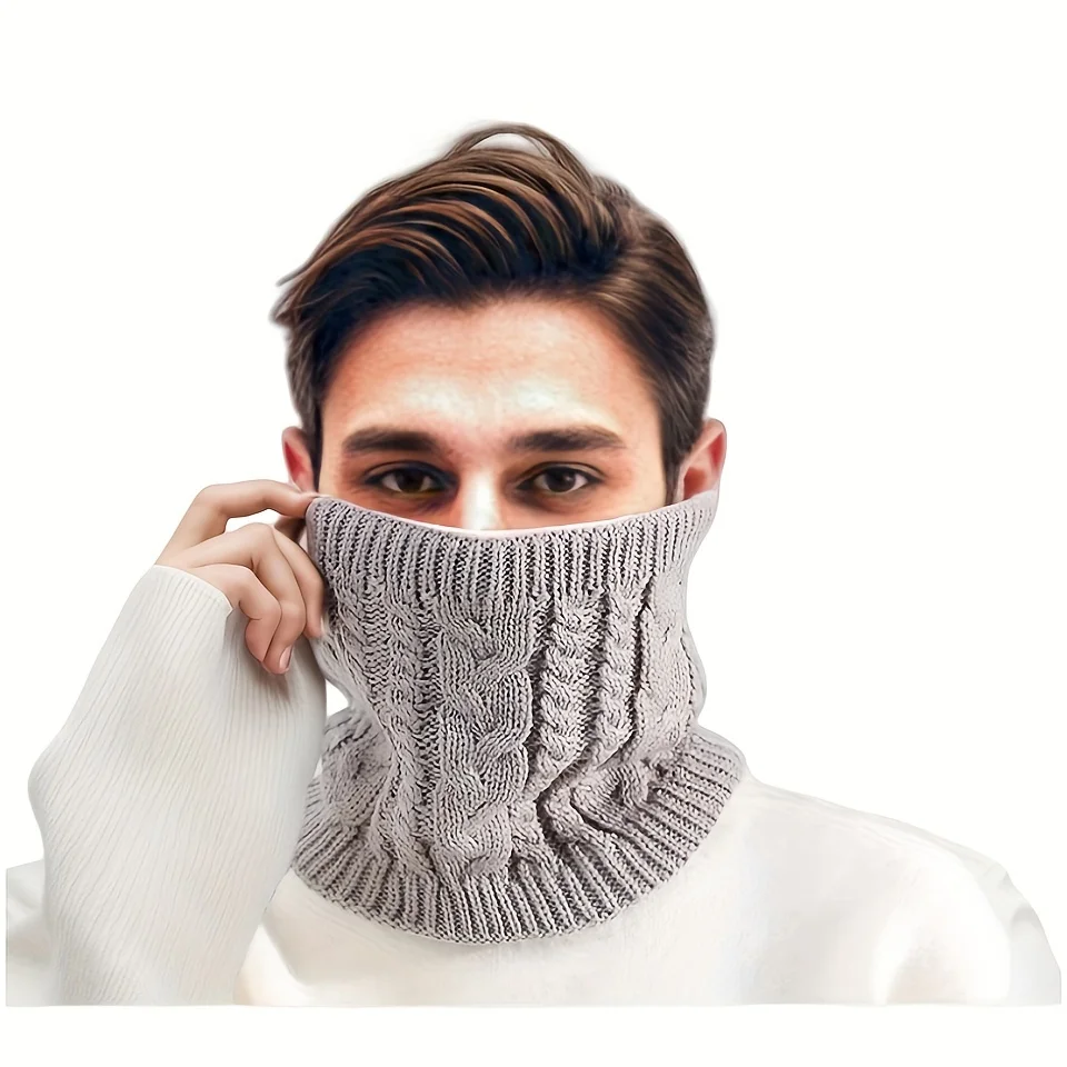Modischer warmer Halsschal aus Polyesterfaser, geeignet für – Bild 6