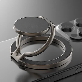 Doppelseitiger MagSafe-Handyhalter, Magnetischer Handyring-Ständer, Magnetgriff für iPhone 16, Android
