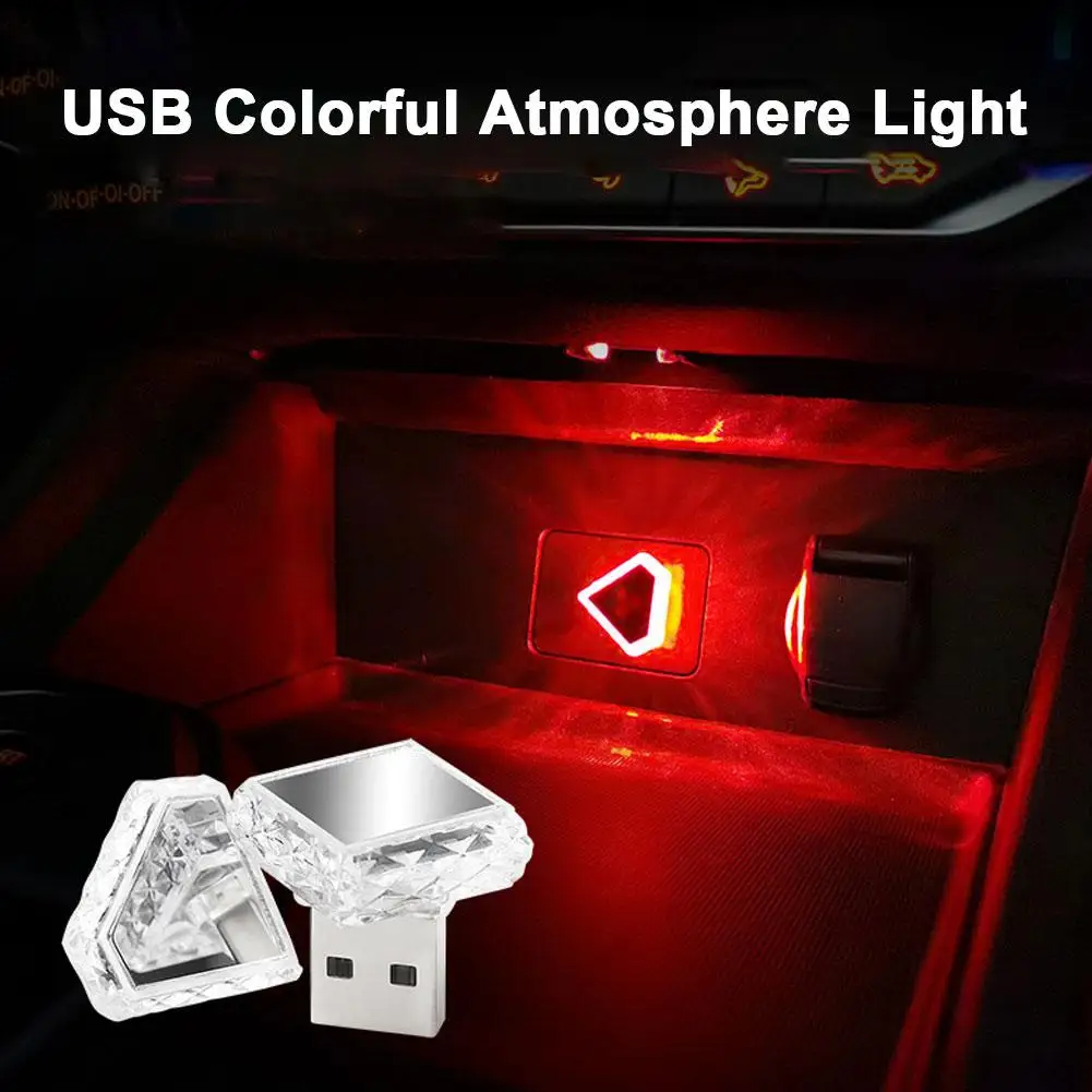 Mehrfarbige USB/Typ-C-Auto-Umgebungsbeleuchtung – Bild 3