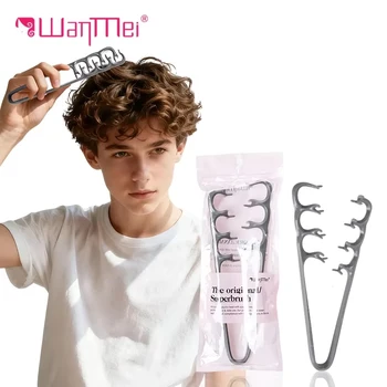 Professioneller, voluminöser Haarkamm für flauschige Textur, Styling, breiter Zahn, Entwirren, für Salon