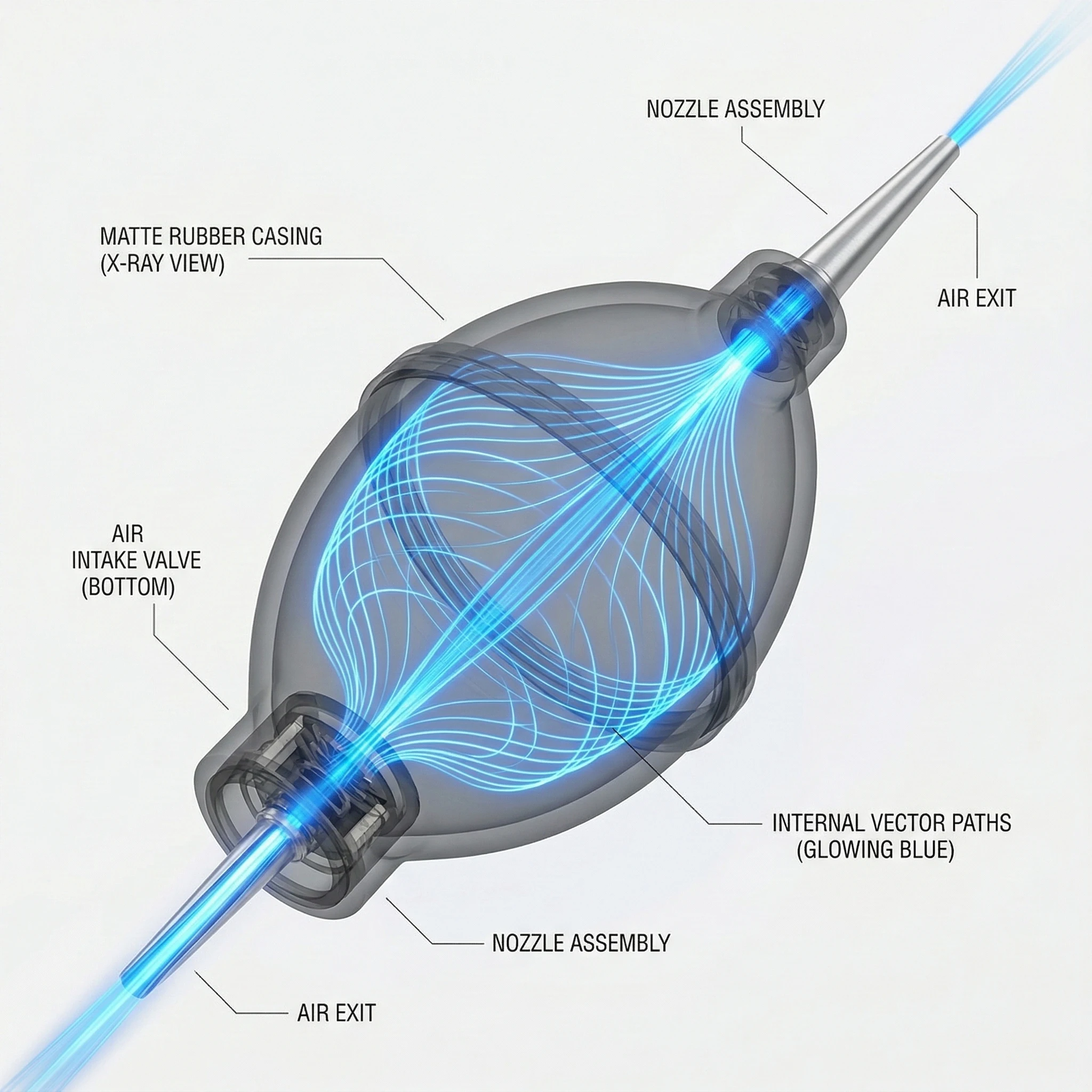 Superstarker Luftstaubbläser Mini-Pumpe Reiniger für – Bild 6