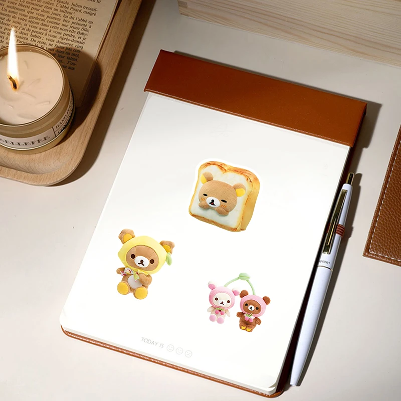 50 Stück Easy Bear Series Cartoon Niedliche – Bild 6