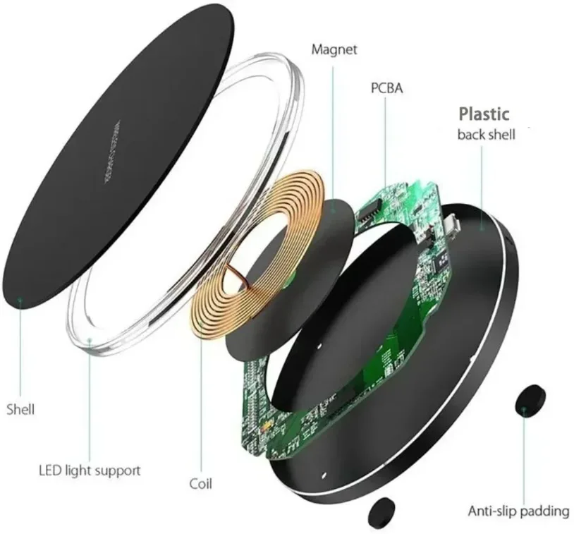 Kabellose Induktions-Ladestation für iPhone, Samsung und – Bild 2
