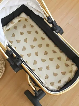 Kinderwagenkissen, flauschige warme Schlafmatte für Kinderwagen, rutschfestes Kinderwagenkissen aus dicker