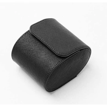 Einzelne Uhrenrolle Reiseetui Tragbare Vintage Leder Uhrenaufbewahrung Organizer Armbanduhren Box Uhrenrolle