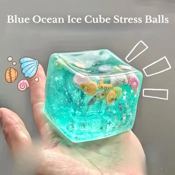 Erwachsene Squishy Ozean Blöcke Stress Bälle Autismus Sensorische Spielzeug Stress Angst Relief Zappeln