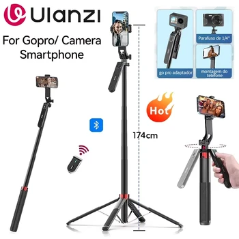 Ulanzi MA09 1,8 m Selfie-Stick-Stativ für iPhone 16 15 Android-Handy mit Fernbedienung
