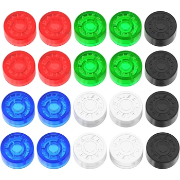 DAIERBUM 20PCS Fußschalter Topper Gitarre Pedal Topper Multi Farbe Pedal Taste Kappen Gitarre Pedal Stomp