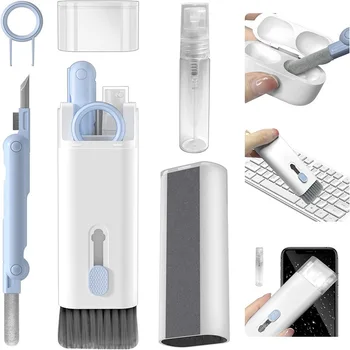 7-in-1 Computer Tastatur Reiniger Pinsel Kit Kopfhörer Reinigung Stift Für Headset Tastatur Reinigung