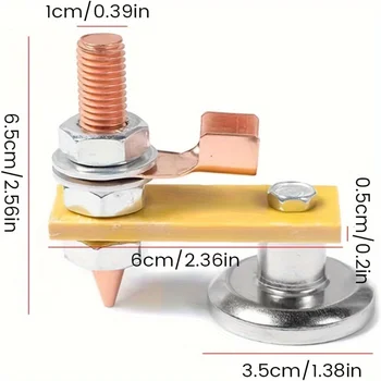 Metallbearbeitung Magnet Kopf Magnetische Boden Klemme Metall Platte Schweißen Unterstützung Werkzeug Zubehör