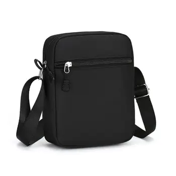 Oxford Umhängetasche langlebige Mini schwarz Handy tasche Hüft tasche Männer