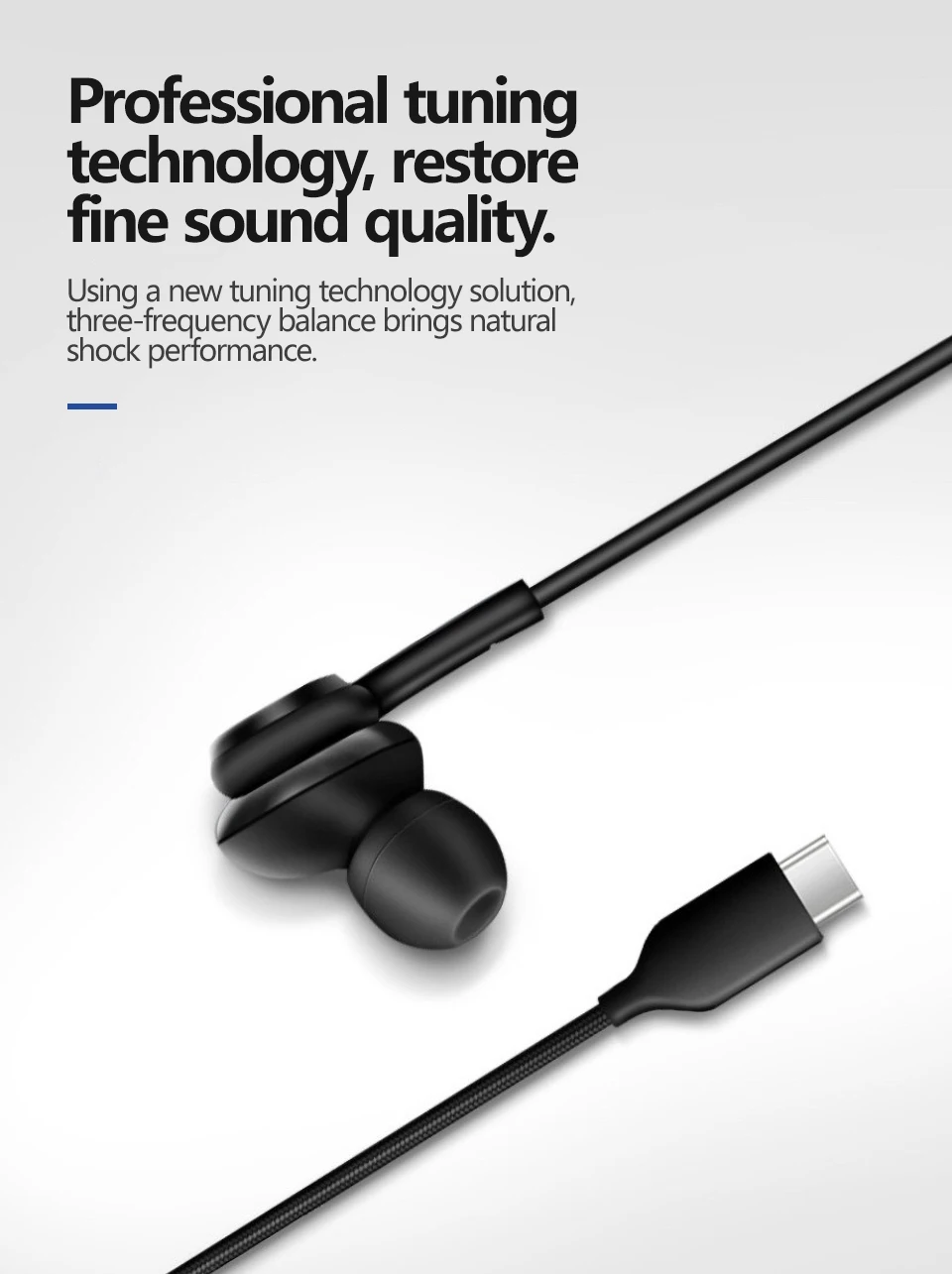 Typ-C-Kopfhörer mit Kabel für Samsung Galaxy S24 S23 S22 3,5 – Bild 2