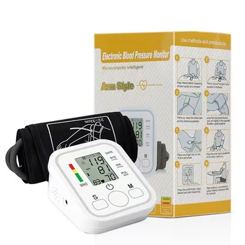Elektrische Tonometer Arm Blutdruck Monitor Digitale Herzschlag Rate Pulse Meter Hintergrundbeleuchtung