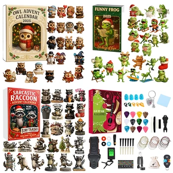 Adventskalender 2025, 24 Tage, Countdown-Ornamente, Weihnachtsdekoration, Überraschungen, ideales