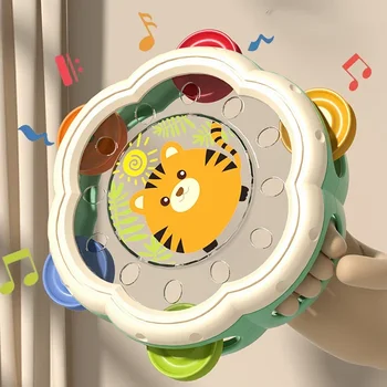 Baby Musikinstrumente Trommel Spielzeug Montessori Lernspielzeug für Kleinkinder 1-3 Baby Frühhandentwicklung