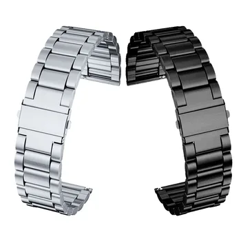 Stahlarmband für Samsung Gear S5 S4 S3 Frontier Classic Uhrenarmband HUAWEI 41mm 42mm 46mm Zubehör 20mm 22mm