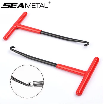 SEAMETAL 1pc Auspuff Frühling Puller Werkzeug Motorrad Auspuff Frühling Haken T Griff Frühling Haken Schlüssel
