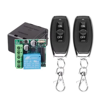 DC 12V 433Mhz RF Funkfernbedienungsschalter Relais 1-Kanal-Empfängermodul für LED-Tür Elektromagnetisches