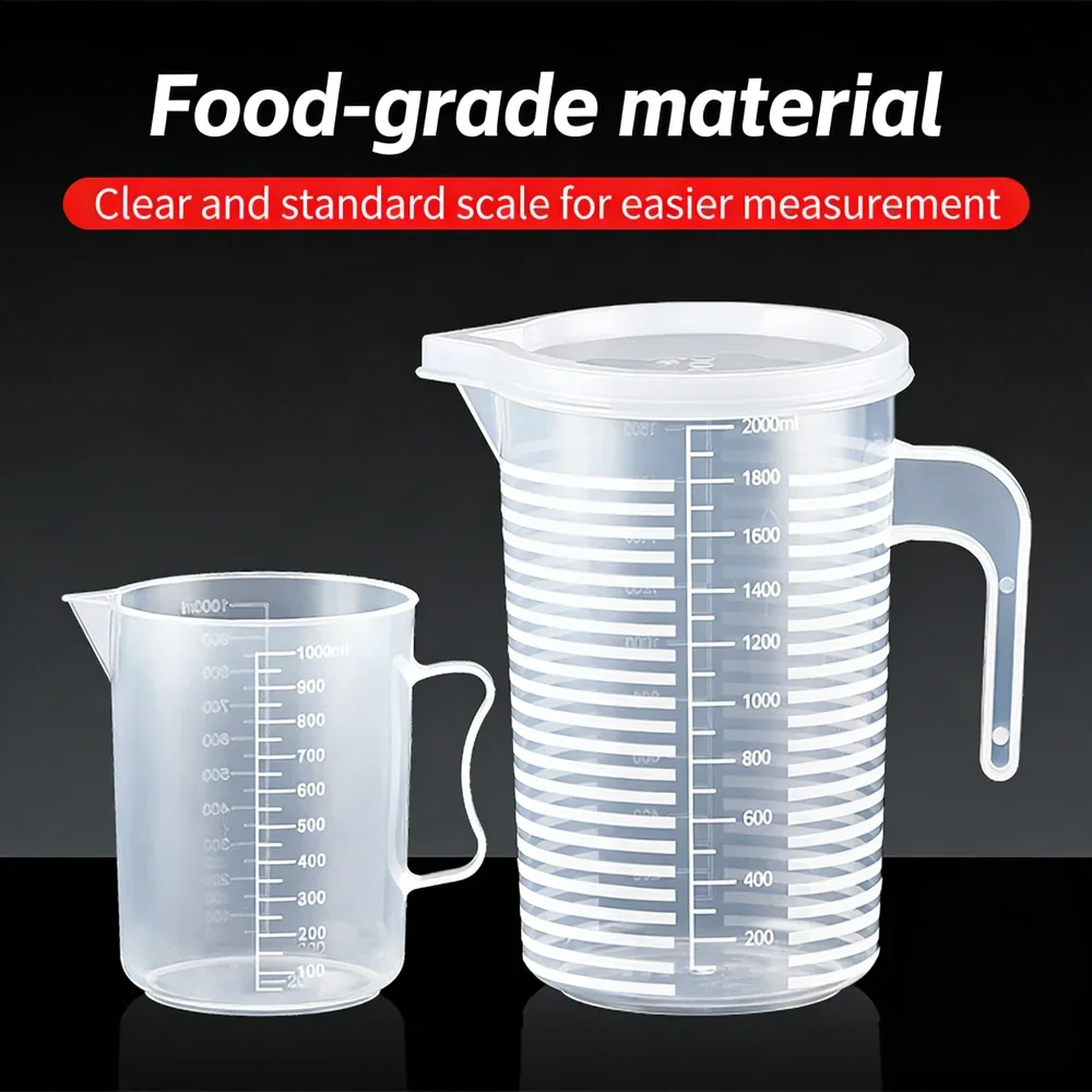 100-5000ml Küchen-Messbecher aus Lebensmittelqualität, ohne