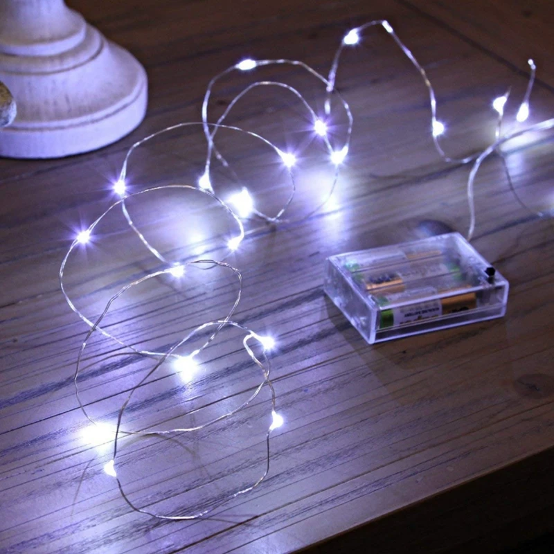 1M-30M 300Led Strings Kupferdraht 3XAA Batteriebetriebene – Bild 3