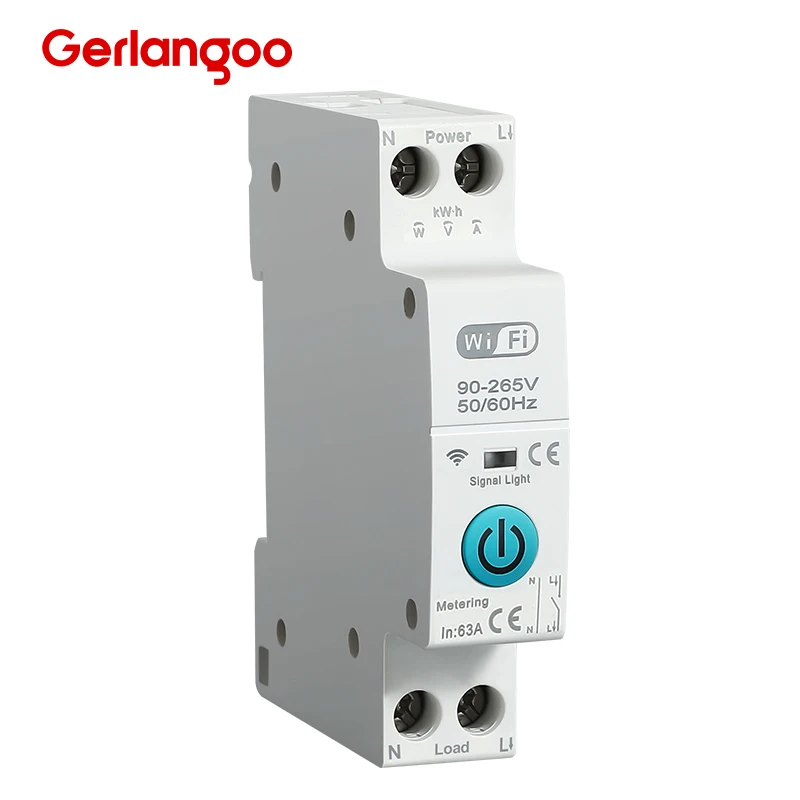 Tuya WiFi Smart Circuit Breaker MCB 1P + N 63A Timer Power – Bild 4