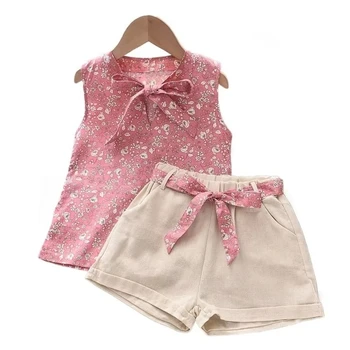 Sommer Baby Mädchen Kleidung Kinder Ärmellose Weste Shorts 2 Teile/sätze Kleinkind Kleidung Infant Mode Kostüm