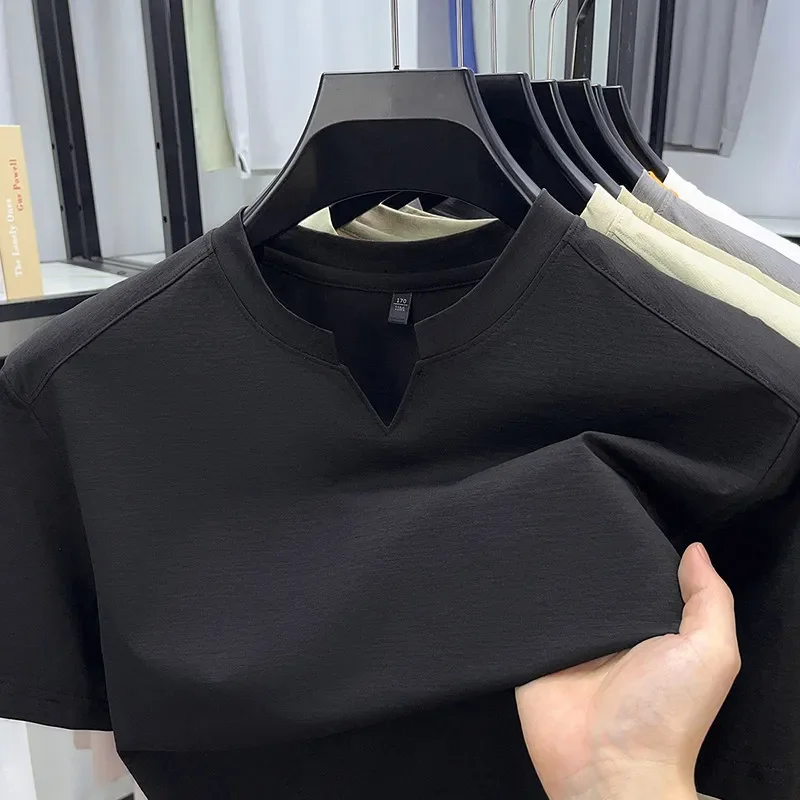 Koreanisches Herren-T-Shirt, lässig und modisch, kleiner – Bild 5