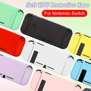 Weiche TPU Fall Für Nintendo Schalter Spielkonsole NS JoyCon Controller Shell Mode Candy Farbe Schutzhülle