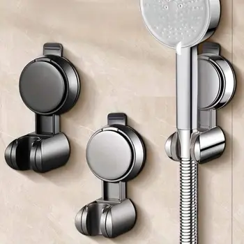 Universal Dusche Kopf Halter Einstellbare Starken Klebstoff ABS Dusche Halterungen Saugnapf Wand Halterung