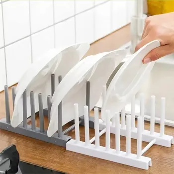 Küche Lagerung Rack Topf Abdeckung Rack Edelstahl Kreative Schüssel und Geschirr Lagerung Rack Küche Zubehör