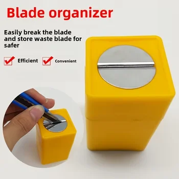 Sicherheitsmesser-Entsorgungsbox mit integriertem Leistungsschalter - sichere Aufbewahrung und Recycling