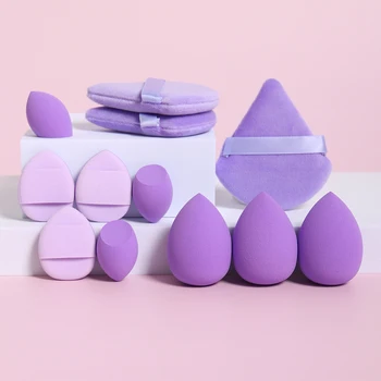 Allzweck-Make-up-Schwamm-Set, hergestellt aus 3 losen Puderquasten, 3 Mini-Luftpolsterquasten, 3 (12 Stück)