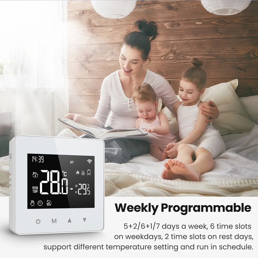 AVATTO WiFi/ZigBee Smart Thermostat, batteriebetriebener – Bild 5