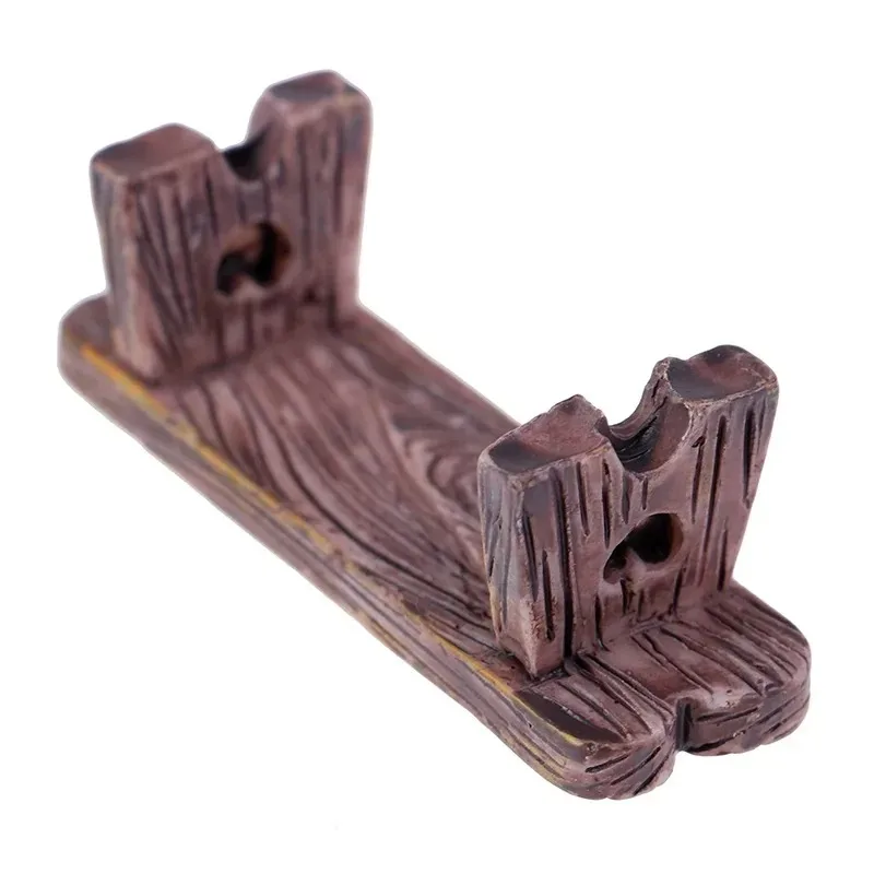 2 stücke Mini Holz Stuhl Hocker Fee Garten Miniaturen Dekor – Bild 6