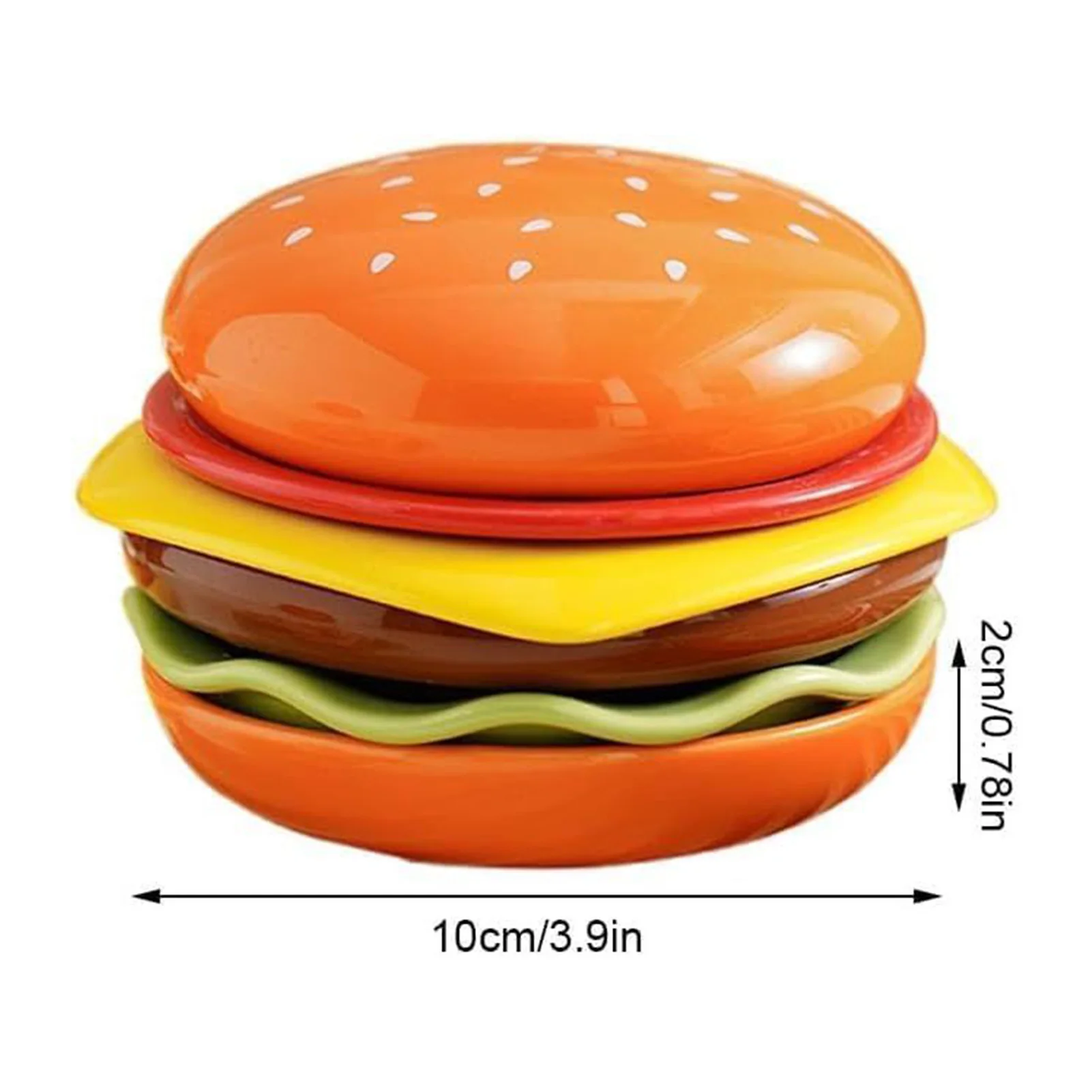 Stapelbares Hamburger-Teller-Set, 6-lagiger Burger-Teller – Bild 6