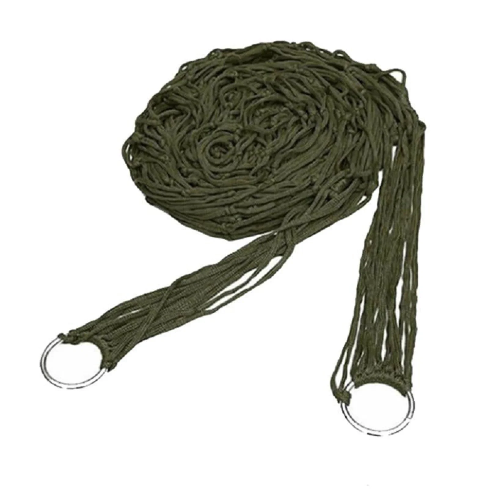 Nylon-Seil-Netzhängematte für Outdoor-Schlaf, tragbares – Bild 4