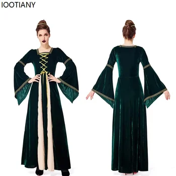 Karneval Gothic Vampir Cosplay Kostüme Mittelalter Renaissance Aristokratische Prinzessin Hofkleid Karneval