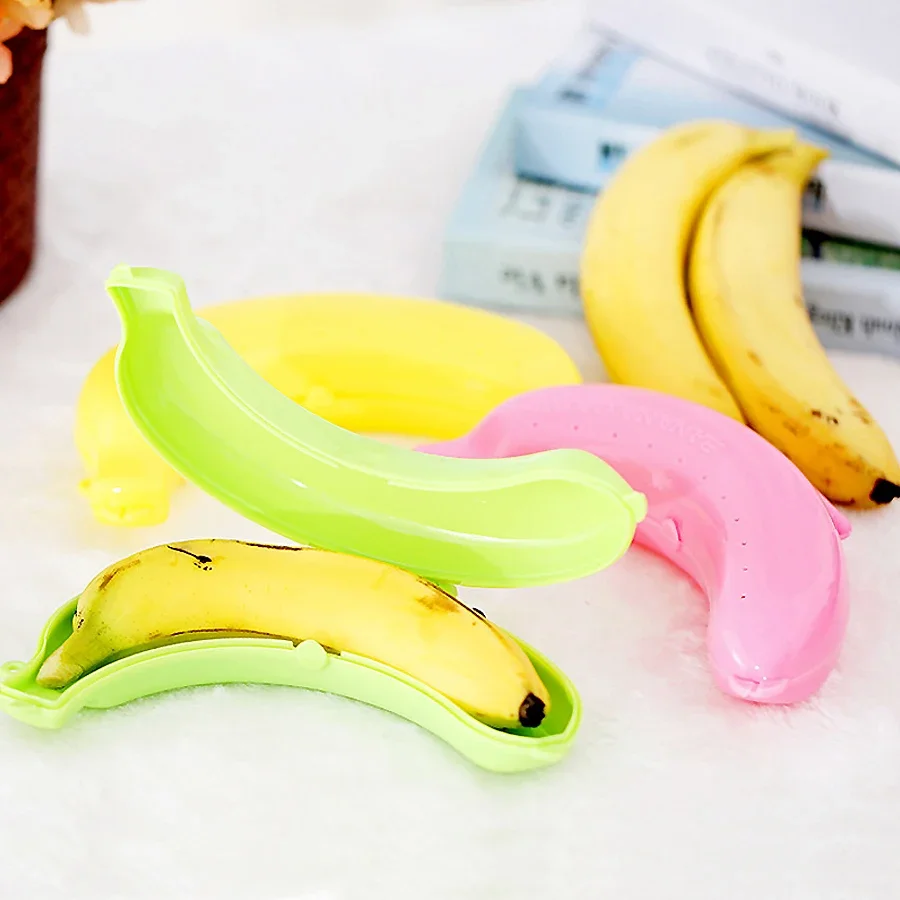 Bananen-Aufbewahrungsbox für Outdoor-Reisen, niedlicher