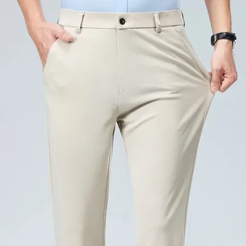 Golfhosen für Herren, Frühling/Sommer, elastische Hosen, schnelltrocknend, Business-Casual-Hosen