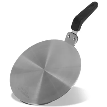 Wärmeverteilerplatte, Edelstahl-Induktionsadapterplatte, 13 cm/20 cm, runder Wärmeverteiler, Kochgeschirr
