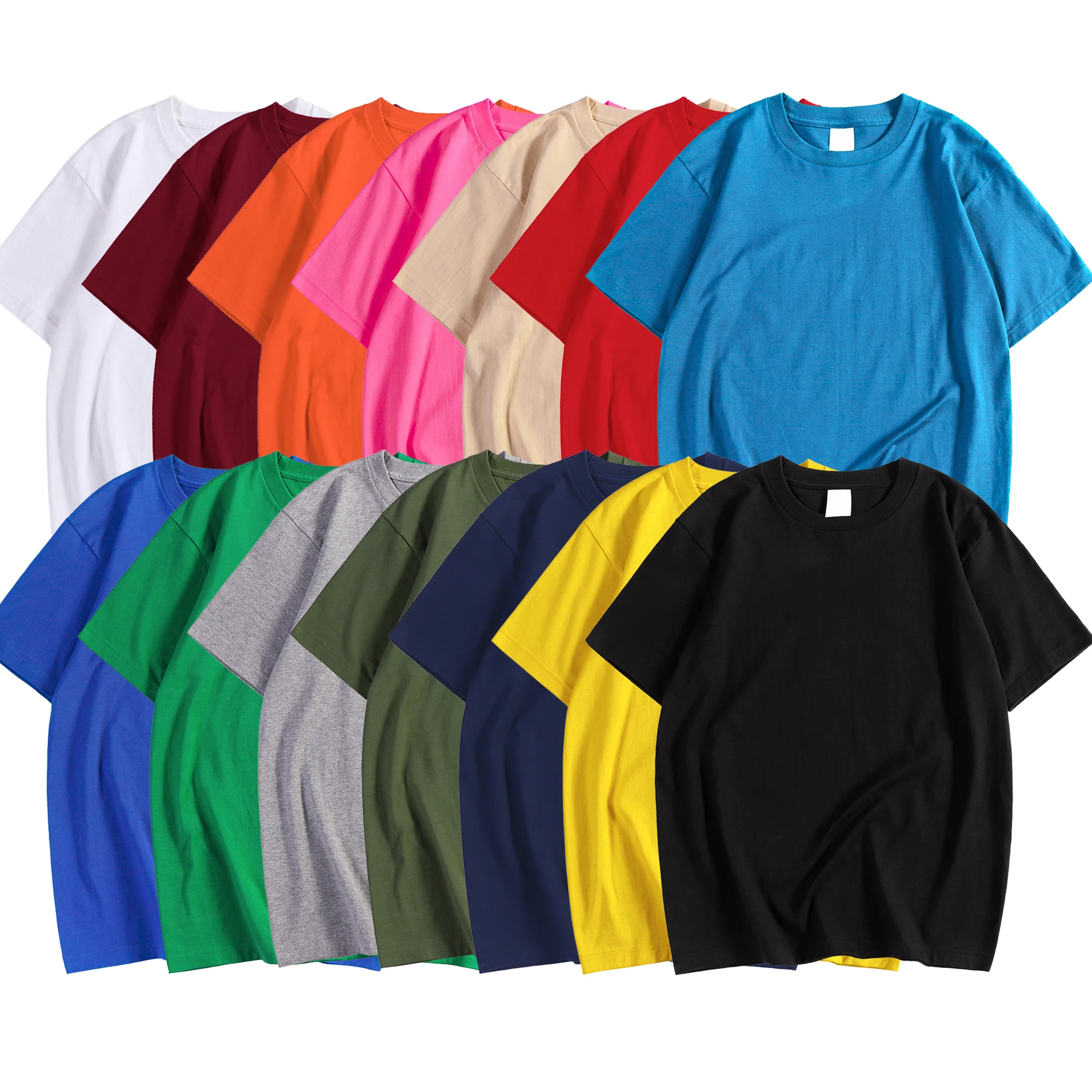 14 Farben Candy Color 100 % Baumwolle T-Shirts Männer Frauen
